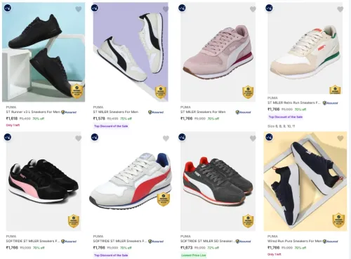 Image of puma Originals shoes at minimum 75% Discount