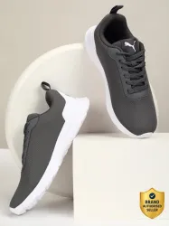 PUMA Plush Comfort Running Shoes For Men (Grey , 9)