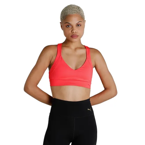 Image of Puma Polyester Tight Fit Womens Sports Bra