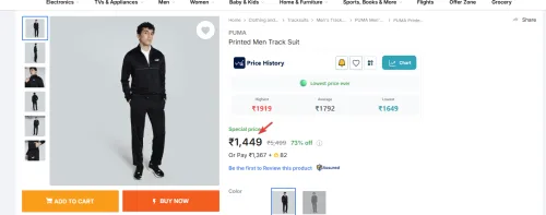 Image of PUMA  Printed Men Track Suit