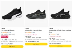 PUMA Running Shoes at minimum 70% Discount