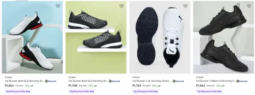 Image of PUMA Running Shoes For Men Minimum 80% Discount 