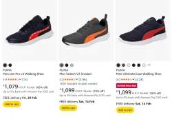 Puma shoes for man upto 60% off 
