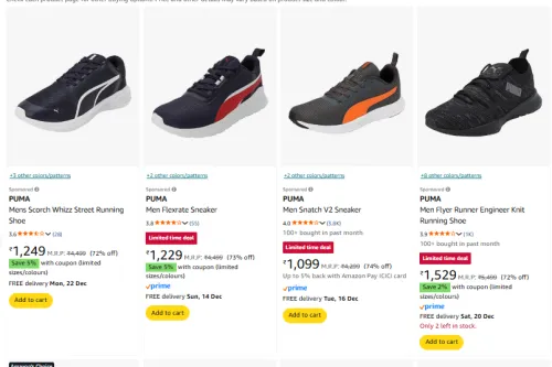 Image of Puma Shoes up to 75% Discount