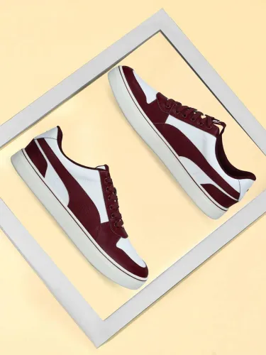 Image of Puma SkateCat Basher Sneakers For Men (White , 6)