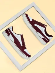 Puma SkateCat Basher Sneakers For Men (White , 6)