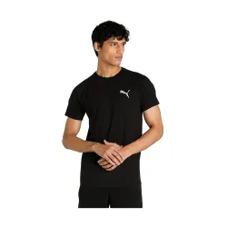 Puma Solid Polyester Round Neck Mens T-Shirt