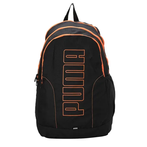 Image of Puma, Unisex-Adult, Core 4 Compartment Laptop Backpack, Black, (9018301)