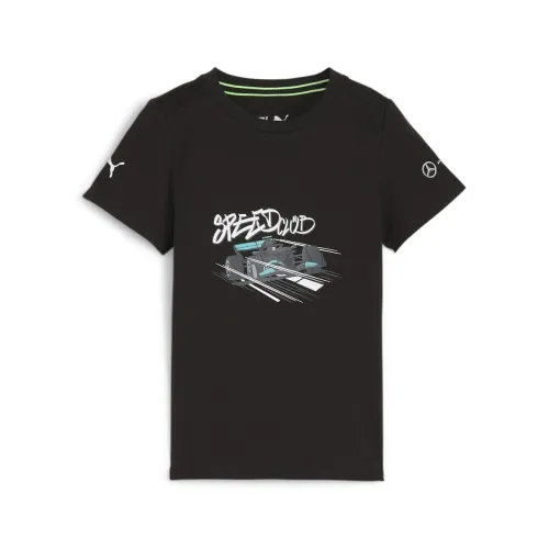 Image of Puma Unisex Kid's Printed Regular Fit T-Shirt