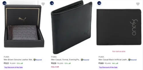 Image of PUMA Wallets at minimum 76% Discount