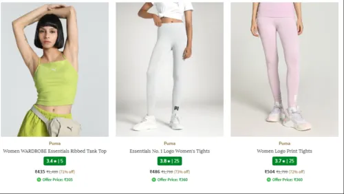 Image of Puma Women’s Activewear Collection Upto 75% OFF