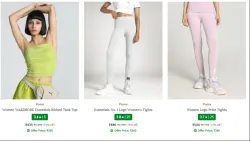 Puma Women’s Activewear Collection Upto 75% OFF