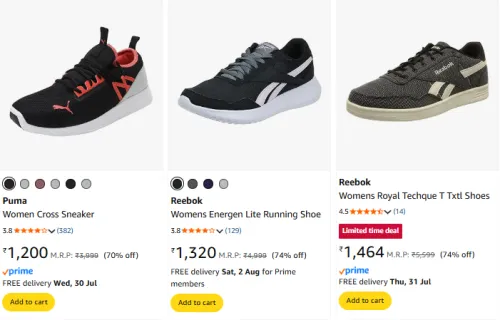 Image of Puma Women Shoes Minimum 70% Discount