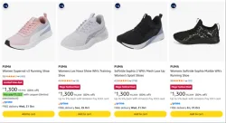 Puma Womens footwear upto 80% Discount