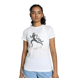 Puma Women's Polyester Regular Fit T-Shirt