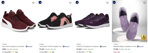 Image of PUMA Women's shoes at minimum 70% Discount