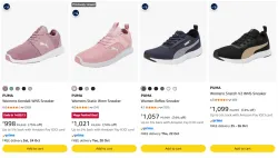 Puma Womens Sneaker upto 75% Discount