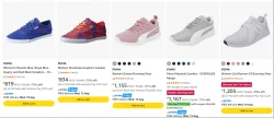 Puma Women's Sneakers at minimum 70% Discount