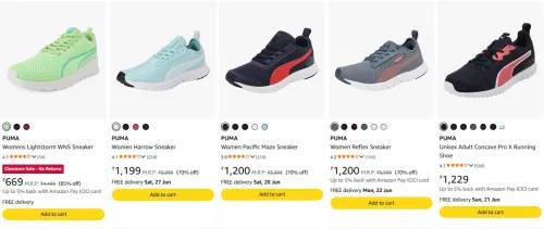 Image of PUMA Women's Sneakers upto 85% Discount 