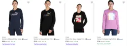 Puma Womens Sweatshirts upto 77% Discount