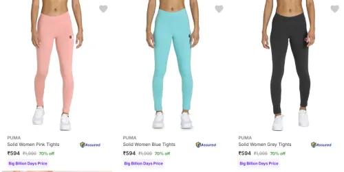 Image of Puma Women's Tights upto 70% Discount