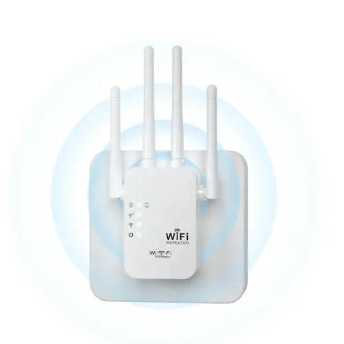 Image of Punnk Funnk WiFi Range Extender | Up to 300Mbps | Dual LAN Port WiFi Extender