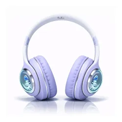PunnkFunnk Astro Junior Wireless Bluetooth Headphones with BT 5.3, Noise Cancelling, Hi-Res Audio, 40mm Drivers, Deep Bass, Memory Foam Ear Cushions, Over-Ear Headset for Kids, Teens & Adult...