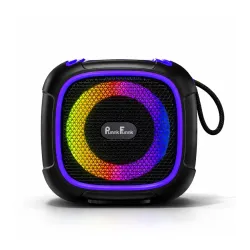 PunnkFunnk Beat Pro Bluetooth Speaker, Deep Bass Sound, RGB LED Lights