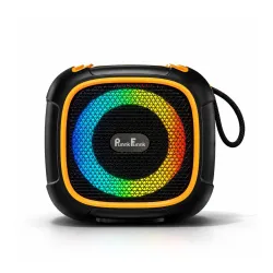 PunnkFunnk Beat Pro Bluetooth Speaker, Deep Bass Sound, RGB LED Lights