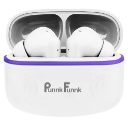 PunnkFunnk BeatXtra | Bluetooth 5.3 Wireless Earbuds | 40H Playtime | 32dB ANC & Quad ENC Mics | 13mm Drivers | 40ms Low