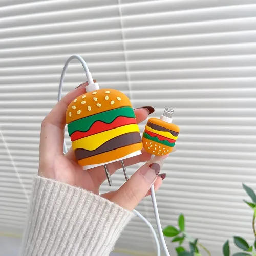 Image of PunnkFunnk Cute Cartoon Protective Charger Case for iPhone