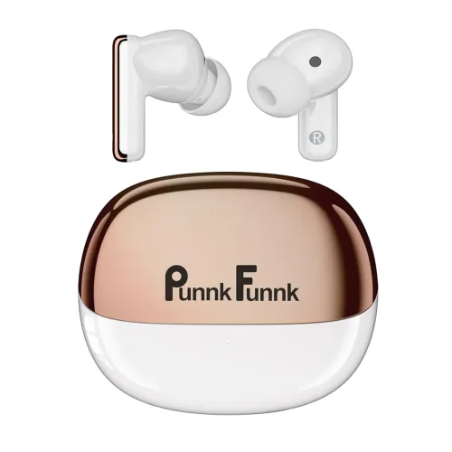 Image of PunnkFunnk FusionBeat Wireless Earbuds 40H Playtime, 45ms Low Latency, 13mm Bass Drivers, Zen ENC Mic, IPX5 Water-Resist