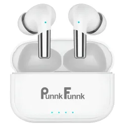 PunnkFunnk FusionBeatX Pro Wireless Earbuds 42H Playtime, 45ms Low Latency, 13mm Bass Drivers, Zen ENC Mic, IPX5 Water-R