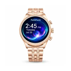 PunnkFunnk Luxury Gen 15 Diamond Edition Smartwatch 100+ Sports Mode Bluetooth 4.0 Android 5.0 & IOS9.0, SpO2, Heart Rat