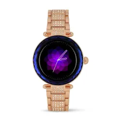 PunnkFunnk GEN 17 AMOLED Display Luxury Stainless Steel Smart Watch for Women, Girls with Bluetooth Calling, Voice Assis