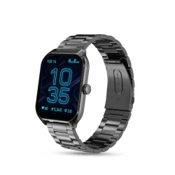 PunnkFunnk H18 Smartwatch (2.01 HD, BT Calling, Fitness Tracking, Black)