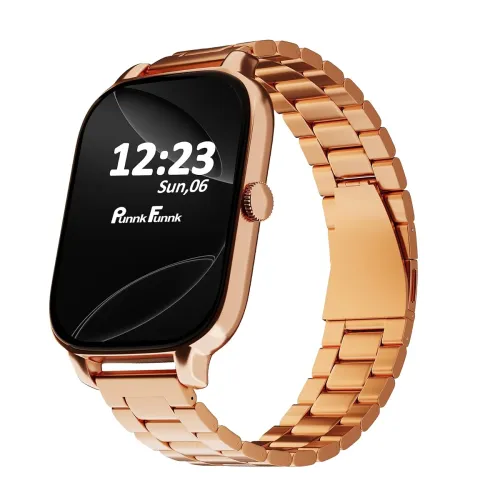 Image of PunnkFunnk H9 Metal Smart Watch 2.01\' TFT Display, Bluetooth 5.0 with 100+ Sports Mode, Heart Rate & Blood Oxygen Monit
