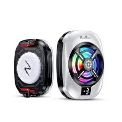 PunnkFunnk Phone Cooler for Gaming, 3-Level Cooling, 5000 RPM 7-Blade Fan
