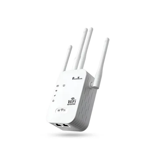 Image of PunnkFunnk WiFi Range Extender | 2.4GHz 300Mbps Wireless Signal Booster | Supports 10 Devices, 10m Coverage | Repeater w