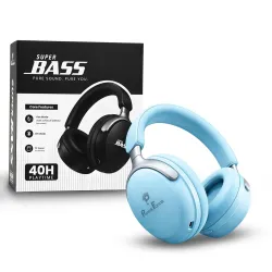 PunnkFunnk Wireless Over-Ear Bluetooth Headphones – Deep Bass, Noise Isolation