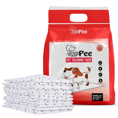 Image of PUPPEE Training Pads With Super Absorbent | Waterproof | 4 Layered Leak Proof | POOP Training Pads | Potty Pads | Pet & 