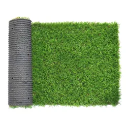 Purav Light Artificial Grass Carpet (1.5 x 17 Feet) | 35mm High Density Premium Turf Mat for Balcony, Garden & Home Deco