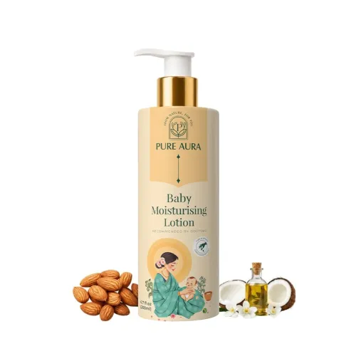 Image of Pure Aura Baby Moisturising Lotion | Ayurvedic Deep Hydration for Dry & Delicate