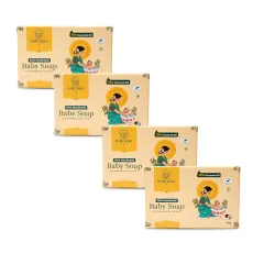 Pure Aura Handmade Baby Soap Pack of 4 (100g Each)