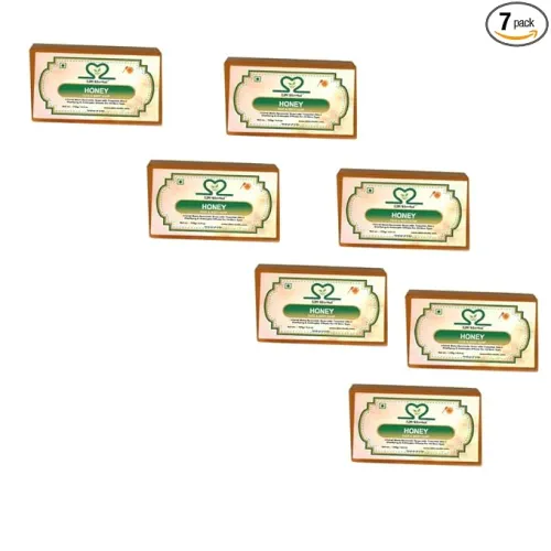 Image of Pure Honey Soap (Pack of 7) (7 x 125 g)