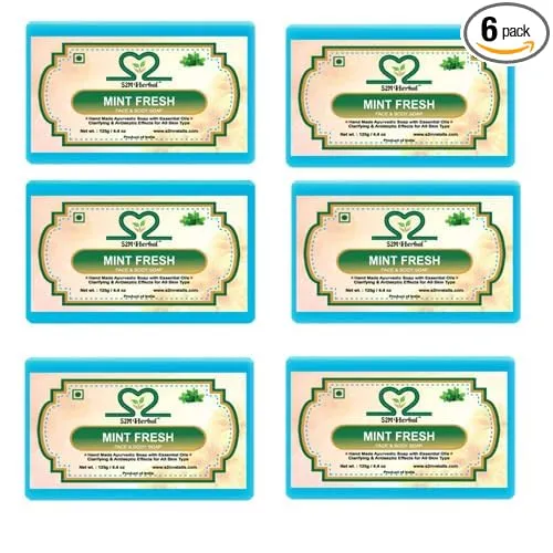 Image of Pure Mint soap (6 x 125 g)