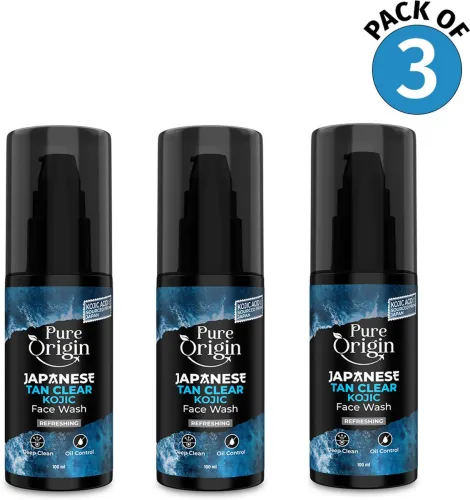 Image of Pure Origin Kojic Face Wash, 3-Pack