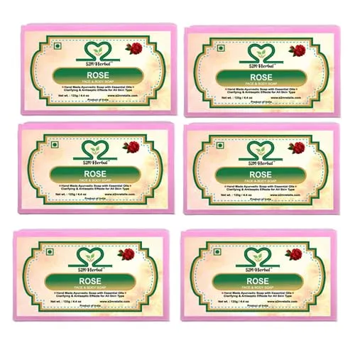 Image of Pure Rose Soap (6 x 125 g)