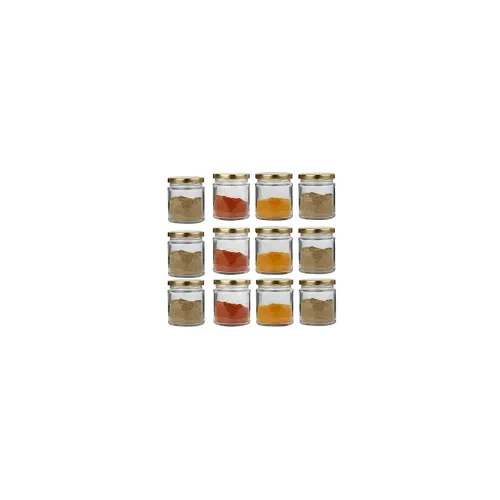 Image of Pure Source India Airtight Glass Jar, 190 ml*12