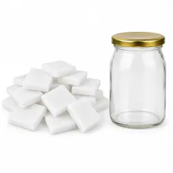 Pure Source India Camphor Container |Purifying & Pleasant Fragrance for Pooja, Hawan, Air Freshener - 250 gm